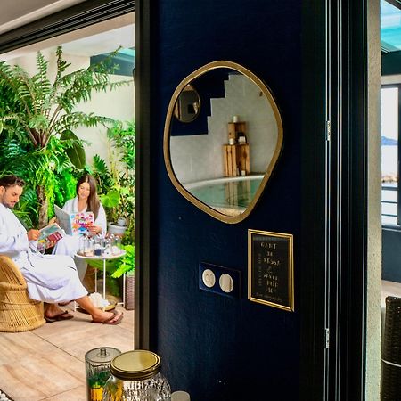 Blue Summer Vibes Duplex Studio For 4P, Ac, Sea View, Parking, Beach At 50M, Spa Access -3 ลาซิโอตาต์ ภายนอก รูปภาพ